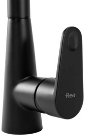 Konyhai csaptelep Rea Mild black mat