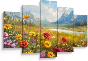 Kép - Festett táj (150x105 cm)