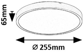 Rabalux 71435 - LED Fürdőszobai mennyezeti lámpa ALENZO LED/12W/230V IP44 fekete