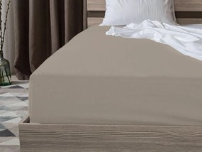 Jersey lepedő EXCLUSIVE szürke-bézs 90 x 200 cm