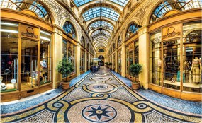 Fotótapéta Kávézó Mozaik Oszlopok Ívek Boltok Webhelyek 200x140 +ragasztó