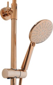 Rea Lungo, zuhanygarnitúra termosztatikus csapteleppel, rózsaszín arany, REA-P6606