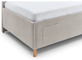 Bézs ágyneműtartós sarok gyerekágy 120x200 cm Cool – Meise Möbel