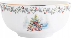 Porcelán salátástál Karácsonyfa Karácsonyi varázslat 600 ml