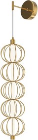 Maytoni modern fali lámpa golden cage fehér sárga mymod216wl-l10g3k