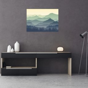 Kép - Forest Mountain (70x50 cm)