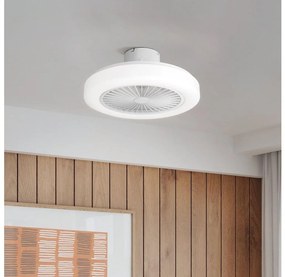 Eglo Eglo 35095 - LED Dimmelhető mennyezeti ventilátor ORTONA LED/25,5W/230V fehér + távirányító EG35095