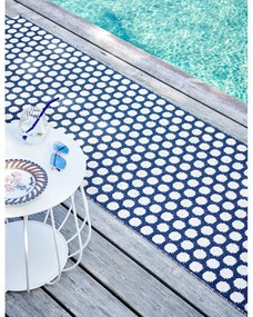 Sötétkék kültéri-beltéri szőnyeg 70x90 cm Noa Dark Blue – Pappelina