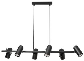 Rabalux 73045 - Csillár zsinóron MAXIMILIAN 6xGU10/25W/230V