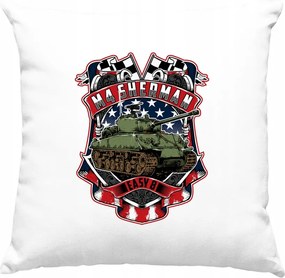 Sherman Tank párna Katona Tank Fehér