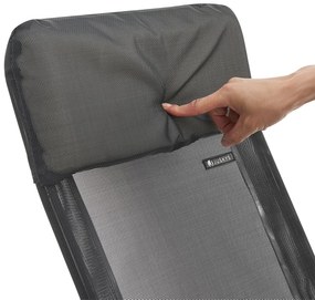 Torri kempingszék (2 db) állítható háttámlával - antracit