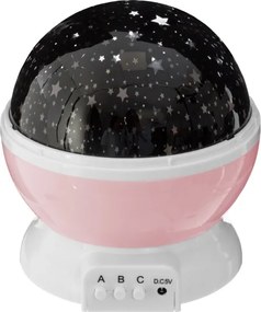 Atmosphera - LED gyerek projektor 3xAA rózsaszín