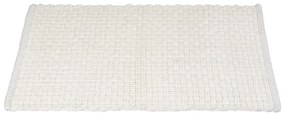 Fehér textil fürdőszobai kilépő 50x80 cm Ecoli – Wenko