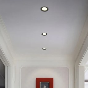 Immax NEO 07296L - Dimmelhető LED beépíthető downlight, 12W/230V, Wi‑Fi, átmérő 12 cm, fekete