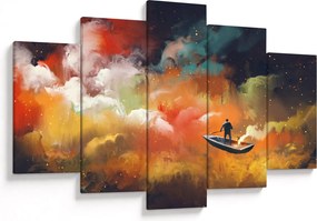 Kép - Az űrben úszó ember (150x105 cm)