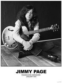 Plakát Jimmy Page - January 1970 Berkshire