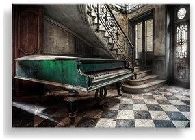 Canvas Silver Uno Piano kép, 85 x 113 cm - Styler