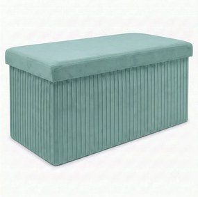 MALAGA összehajtható tárolós puff 76 cm ,menta