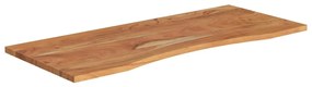 tömör akácfa téglalap alakú asztallap 110 x 50 x 2,5 cm