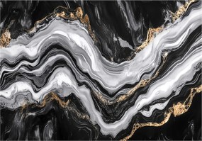 Fotótapéta Elegancia Arany Absztrakt Márvány Modern 208x146 +ragasztó