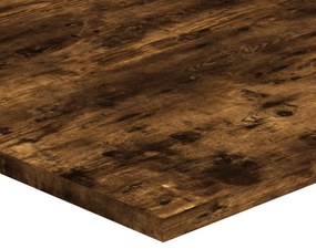 4 db füstös tölgy színű szerelt fa fali polc 80 x 40 x 1,5 cm