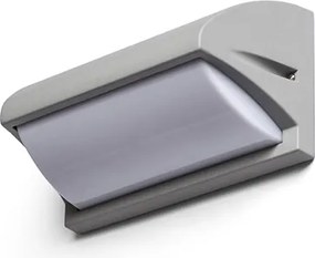 RENDL MORA fali lámpa ezüstszürke 230V LED E27 15W IP54