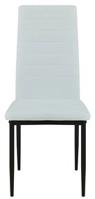 Mezza 4+1 étkező garnitúra fehér-fekete