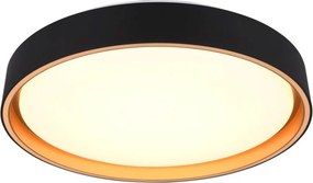 TRIO R64391080 FELIS Ufo Lámpa Fekete, Arany LED IP20