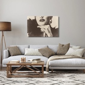 Kép - Vintage fotó egy nőről (90x60 cm)