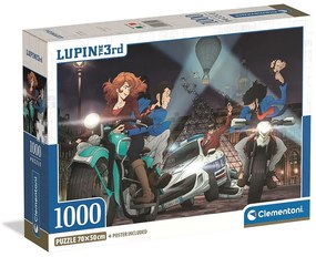 Lupin III Pursue 1000 db-os Compact puzzle Clementoni