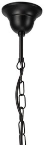 Csillár láncon DONATO 3xE14/40W/230V fekete