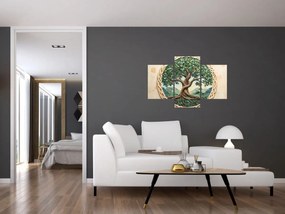 Kép – Fonott életfa (90x60 cm)