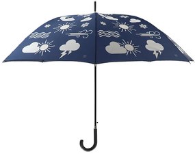 Esőre színváltós felhő mintás esernyő, 116,5 cm átmérőjű