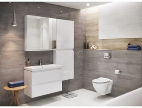 Cersanit S929-018 - MODUO fürdőszobai tükörszekrény 80x59,5 cm