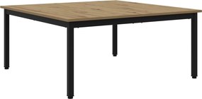 vidaXL Dohányzóasztal Művészi tölgy 100 x 100 x 45 cm Faanyag
