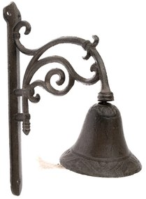 Öntött vas harang Paz, 25,5 x 20,5 x 10 cm