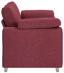 Kétfős kanapé Bordó 120 cm Szövet