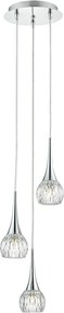 Dar Lighting LYALL LYA0350 Függőlámpa 3x40W/G9