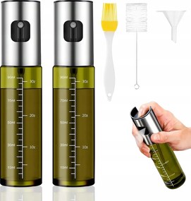 Olajszóró szórófej porlasztó Üveg Rozsdamentes Acél spray adagoló