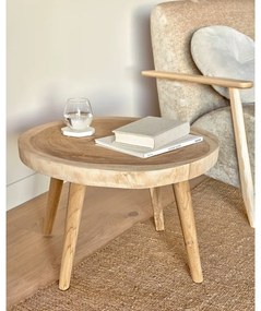 Munggurfa kerek tárolóasztal ø 65 cm Wellcres – Kave Home