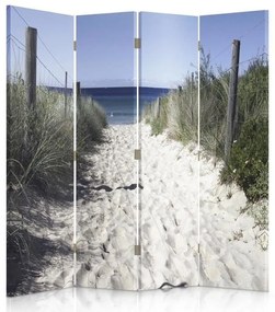 Gario Paraván Út a dunéken keresztül Méret: 145 x 170 cm, Kivitelezés: Klasszikus paraván