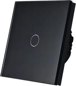 Érintőkapcsoló Üveg Szimpla 1K Wifi Tuya Vezeték Nélkül N