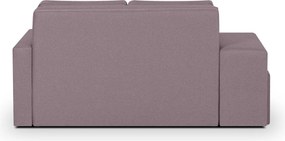DOLAR2 Kétszemélyes kinyitható kanapé Rózsaszín