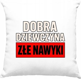 Párna Jó lány rossz szokások Fehér