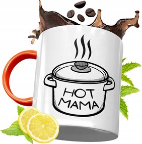 Narancssárga Bögre Anyák Napjára Ajándék fényképes nyomattal