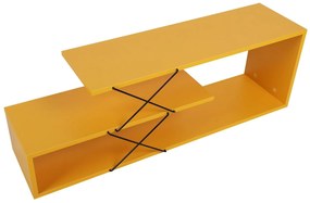 TV szekrény Zigzag - Sárga