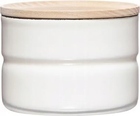 Riess Konyhai tartály fa fedéllel 0,2l Pure White