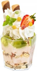 Desszert Poharak 60ML 24DB-OS Többször Felhasználható Desszert- És Snacktartók