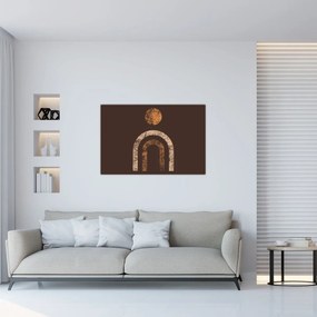 Kép - Narancssárga ívek N⁰1 (90x60 cm)