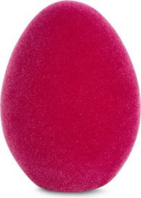 Húsvéti tojás figura 7x7x10 cm amaránt mohával bevonva